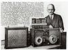 Fritz Pfleumer with his magnetic tape machine (1931)