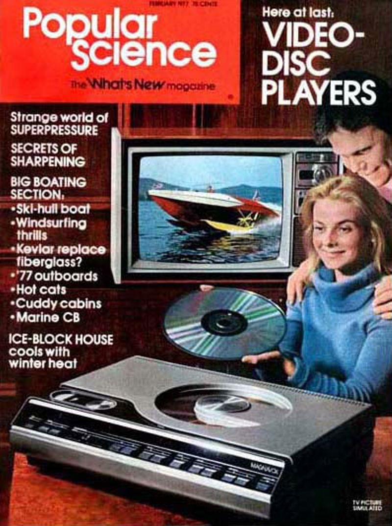 1972: Optical Laser Disc Player is demonstrated | The Storage